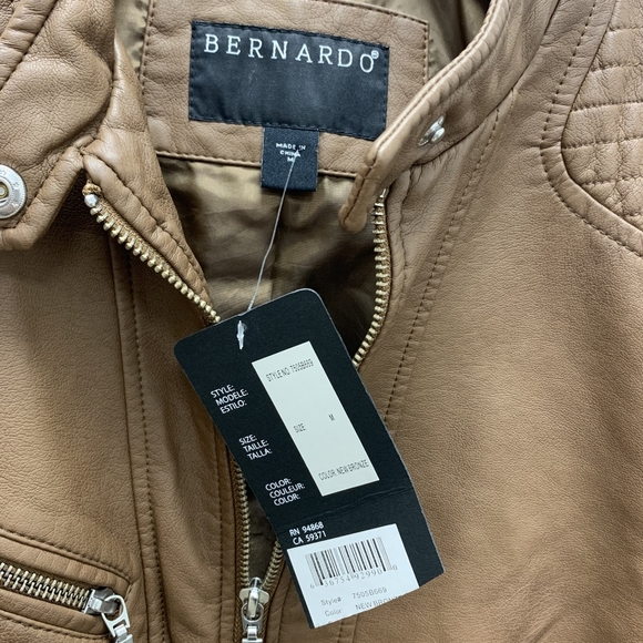 NWT Bernardo Faux Leather Jacket - Picture 5 of 6